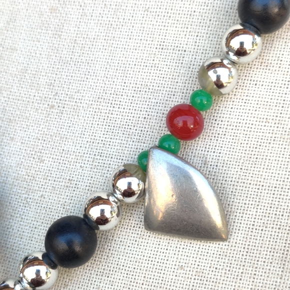 RARE Vintage Alexis Kirk Nephrite Jade Pendant Necklace - Picture 11 of 14